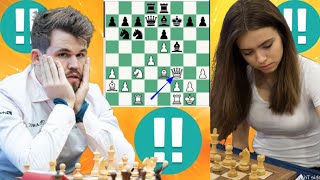 Magnus Carlsen vs Anna Cramling chess game 858