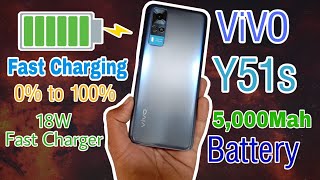 Vivo Y51s Charging Speed test || 5000mah battery || 18w Fast charging || 0 to 100%