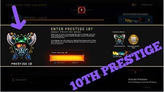 The Grind to PRESTIGE 10 IN BLACK OPS 4 (SWEATY Titan Edition 😂)