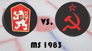 Mistrovství světa v hokeji 1983 - Finále - Československo - Sovětský Svaz