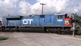 Grand Trunk Heritage Unit Leads an Ethanol Train