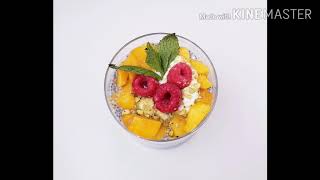 Mango nut chia pudding: Healthy refreshing breakfast