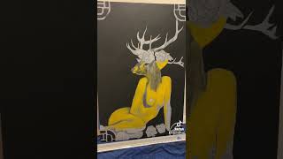 Adding Raw Sienna to DEER LADY