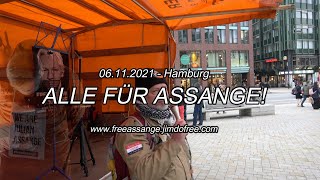 06.11.2021 - Hamburg4Assange, Zu Gast Mathias Tretschog