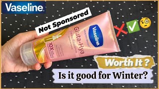 Vaseline Gluta-Hya dewy Radiance Serum in lotion Review || Vaseline Serum in lotion review winters