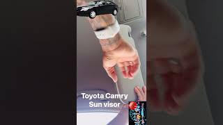 Super facil remplazar los Sun visor de un Toyota #carros #mecanicos #autoelectrico #toyotacamry