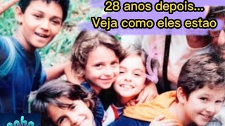 Elenco mirim de "Sonho Meu" 28 anos depois vejam como eles estão#novelas #elenco #sonhomeu