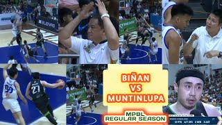 4TH QTR GAME: BIÑAN VS MUNTINLUPA | MUNTINLUPA KINULANG SA REBOUNDING KELANGAN NG BIG MAN | MPBL