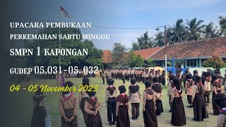 Upacara Pembukaan Perkemahan Sabtu Minggu | SMPN 1 Kapongan | Tahun 2023 | Persami | Bagian 1