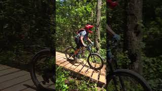 Zach slomo drop on Gravity Destroyer #mountainbike #mtb #mountdora #norcobikes #florida