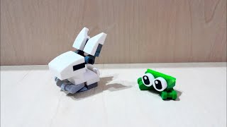 Lego animals: Frog and Rabbit