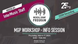 InterMusic SF Musical Grant Program 2024 Workshop Recording