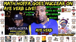 MATH HOFFA GOING NUCLEAR ON AYE VERB'S LIVE