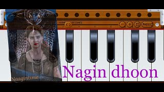 Nagin dhoon on Harmonium | mobile harmonium tutorial | nagin dhoon mobile cover