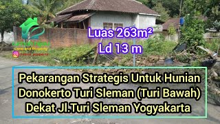 Dijual Tanah SHM Pekarangan Bagus Untuk Hunian dekat Jl.Turi Sleman, Donokerto Turi Sleman Yogya