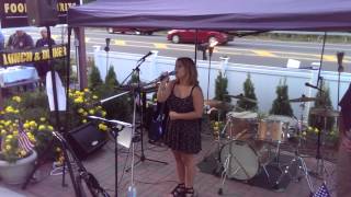 Sailing Stone's Brianna performing National anthem