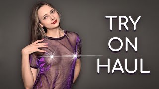 4K TRANSPARENT DRESSES TRY ON HAUL | IMAGES OF THE FUTURE