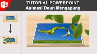 Tutorial Powerpoint I Cara Membuat animasi daun mengambang dengan powerpoint