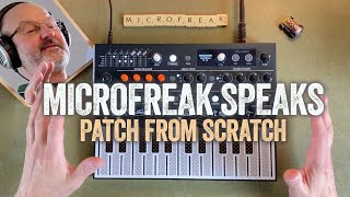 MicroFreak Patch Using Speech Oscillator