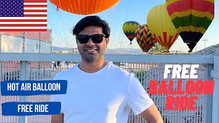 Free Balloon ride in Irvine California | Indians in California , USA | Hot air balloon | HINDI VLOG