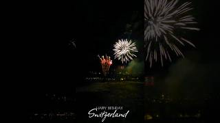 Happy Birthday Switzerland🇨🇭 1 Agust 2023 | Fireworks in Rheinfall