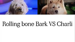 Rolling bone Bark VS Charli - lyrics