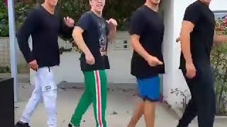 Boy dancing