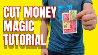 Cut MONEY in Card Magic Gimmick Tutorial