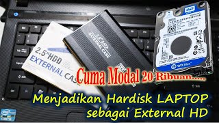 Membongkar Hardisk Laptop menjadikannya Penyimpanan Portable