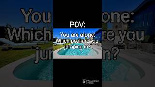 You are alone: Which pool are you jumping in?