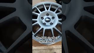 HSR FE02 RING16X7 5X114,3 ET42 SANDY GREY #hsrwheel #trending #velgmobil #shortvideo #beranda #jdm