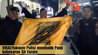 Akhirnya Polisi yang membalik Panji PSHT Meminta maaf.