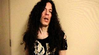 Marty Friedman congratulates Yossi Sassi on the new "Melting Clocks" album