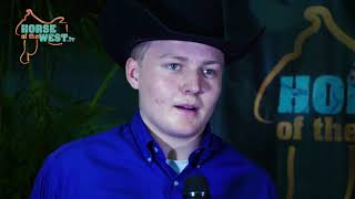 Horse of the West 2018 NRHA NON PRO DERBY Cade McCutcheon Interview