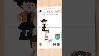 Level 56 - Clean the mess | Brain Test - All stars | #walkthrough #braintest