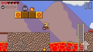 Retro World - walkthrough with secrets - Level 6-2 (Fire World)