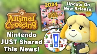 Nintendo Just Shared Update On New Animal Crossing Release!