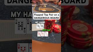 The advantage of having position in a multi way pot #poker #livepoker #pokergame #pokernight