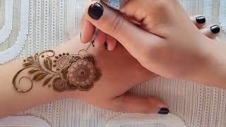 New stylish back hand mehndi design | Easy floral mehndi design | Mehndi ka design | Mehndi