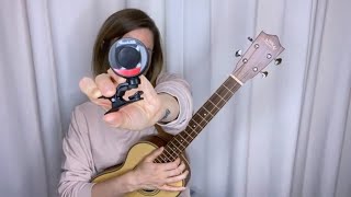 How To Tune A Baritone Ukulele (DGBE) // Tutorial for Beginners!