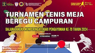 Final Turnamen Tenis Meja Dalam Rangka Memperingati Hari Pengayoman Ke -79