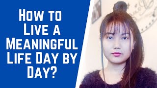 How to Live a Meaningful Life Day by Day? | Bidinta | Vikram