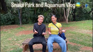 I was about to run away 😂😭 | Snake park vlog 🐠🐍