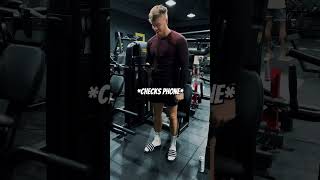 The unspoken routine inbetween sets #gymmemes #comedyvideos #fitness