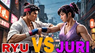 🔥 JURI vs RYU 🔥 SF6 High Level Gameplay 4K 60FPS