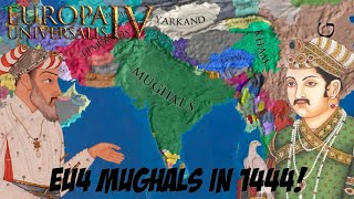 EU4 What if Mughals existed in 1444 - Timelapse