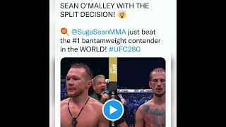 UFC 280 results: Sean O’Malley splits Petr Yan in Abu Dhabi #robbery #ufc #subscribe #mma #news