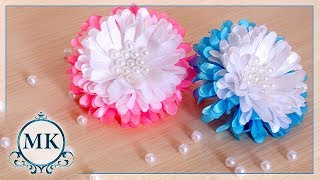 Резинки для волос. Канзаши. МК. / DIY. Kanzashi. Scrunchy.