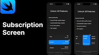 SwiftUI: Subscription Screen With Animation