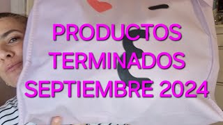 PRODUCTOS TERMINADOS SEPTIEMBRE 2024